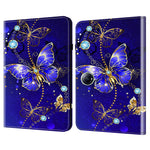 For OnePlus Pad 2  /  Pad Pro Case Pattern Printed Leather Tablet Cover with Card Slot