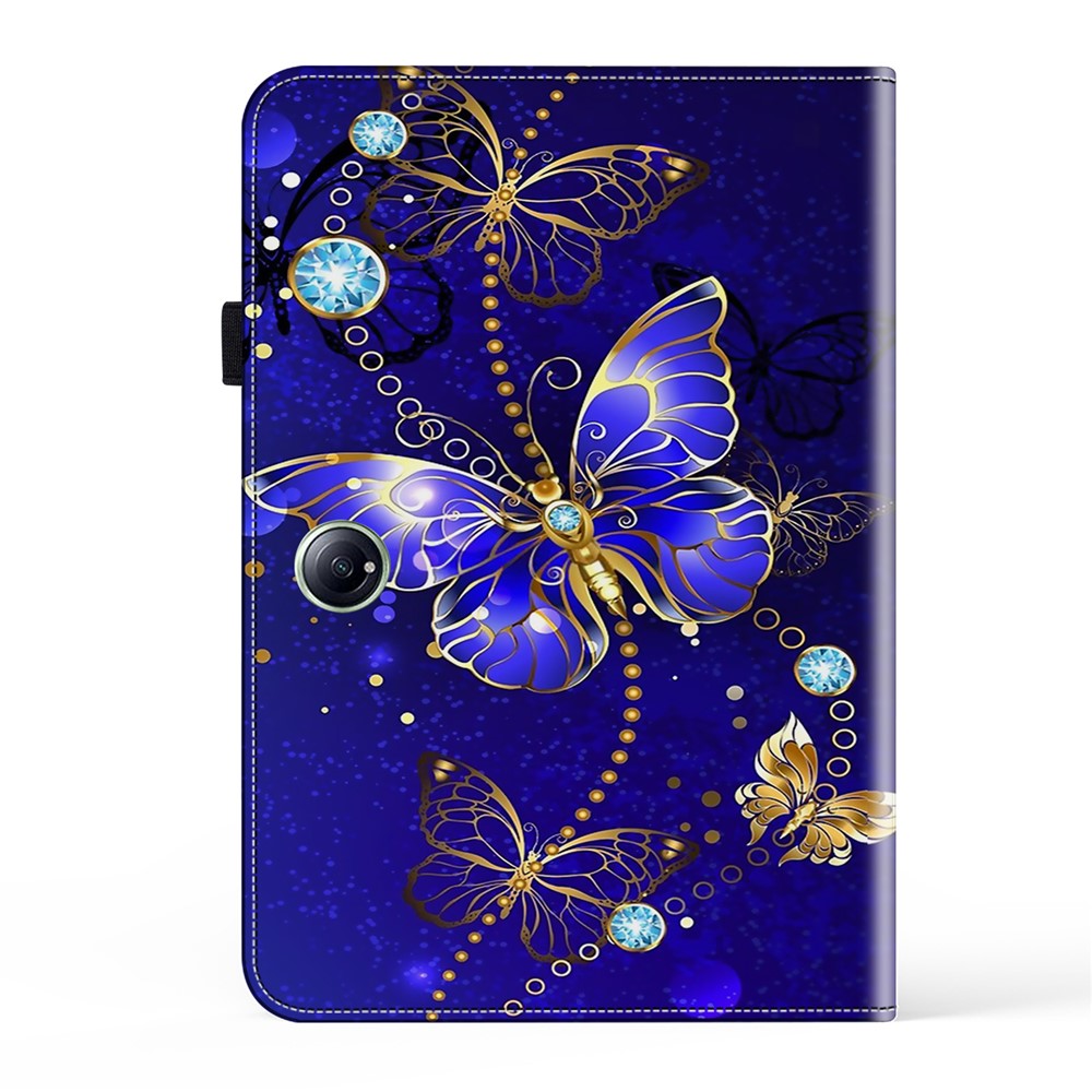 For OnePlus Pad 2  /  Pad Pro Case Pattern Printed Leather Tablet Cover with Card Slot