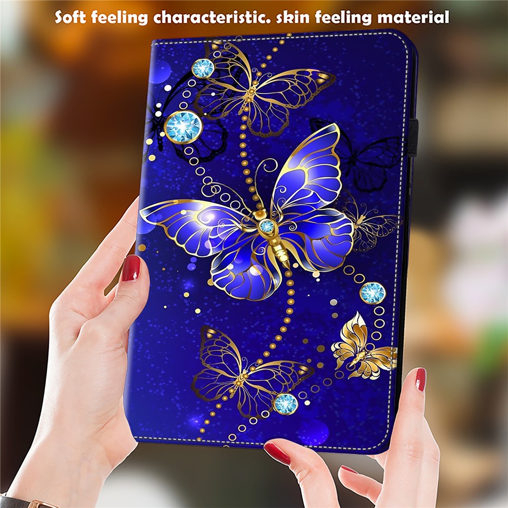 For OnePlus Pad 2  /  Pad Pro Case Pattern Printed Leather Tablet Cover with Card Slot