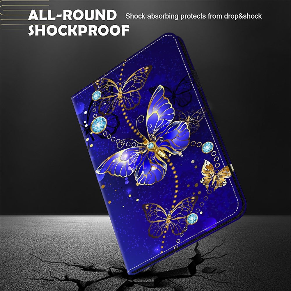 For OnePlus Pad 2  /  Pad Pro Case Pattern Printed Leather Tablet Cover with Card Slot
