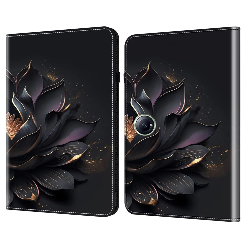 For OnePlus Pad 2  /  Pad Pro Case Pattern Printed Leather Tablet Cover with Card Slot