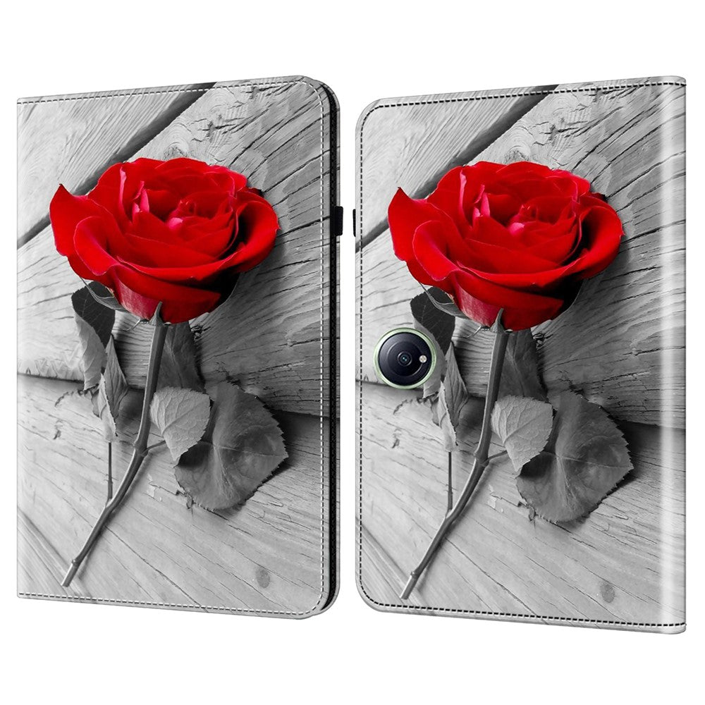 For OnePlus Pad 2  /  Pad Pro Case Pattern Printed Leather Tablet Cover with Card Slot