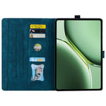 For OnePlus Pad Pro / Pad 2 Case Card Slots Leather Tablet Stand Folio Cover Flower Cat