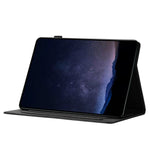 For Samsung Galaxy Tab S10 FE / S9 FE / S9 Case Honeycomb Printed Leather Tablet Cover with Card Slot