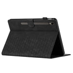 For Samsung Galaxy Tab S10 FE / S9 FE / S9 Case Honeycomb Printed Leather Tablet Cover with Card Slot