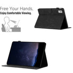 Lenovo Tab P11 Gen 2-fodral med honungskakamönster och lädersurfplatta med kortplats