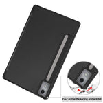 For Lenovo Xiaoxin Pad Pro 12.7 (2025) Stand Case Shock-Absorbent Leather Tablet Cover with Pen Slot