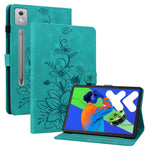 For Lenovo Tab P12 Pro 12.7 2025 / Xiaoxin Pad Pro 12.7 (2025) Case Lily Flower Imprint Card Slots Leather Tablet Cover