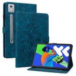 For Lenovo Tab P12 Pro 12.7 2025 / Xiaoxin Pad Pro 12.7 (2025) Case Lily Flower Imprint Card Slots Leather Tablet Cover