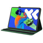 PU-læderetui med sommerblomstertryk og kortlommer til Lenovo Tab P12 Pro 12.7 2025 / Xiaoxin Pad Pro 12.7 (2025)