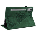 PU-læderetui med sommerblomstertryk og kortlommer til Lenovo Tab P12 Pro 12.7 2025 / Xiaoxin Pad Pro 12.7 (2025)