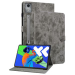 For Lenovo Tab P12 Pro 12.7 2025 / Xiaoxin Pad Pro 12.7 (2025) Cases Tiger Imprint Anti-Scratch PU Leather Tablet Cover