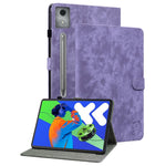 For Lenovo Tab P12 Pro 12.7 2025 / Xiaoxin Pad Pro 12.7 (2025) Cases Tiger Imprint Anti-Scratch PU Leather Tablet Cover