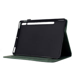 For Samsung Galaxy Tab S9 Case Cats Imprinted PU Leather Card Slots Tablet Cover