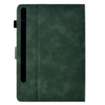 For Samsung Galaxy Tab S9 Case Cats Imprinted PU Leather Card Slots Tablet Cover
