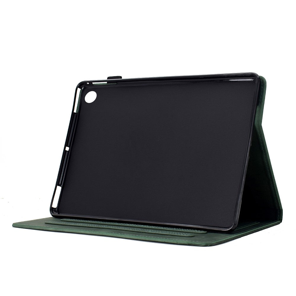 For Lenovo Tab M10 (Gen 3) Case Cats Imprinted PU Leather Card Slots Tablet Cover