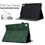 For Lenovo Tab M10 Plus (3rd Gen) Case Cats Imprinted PU Leather Card Slots Tablet Cover