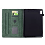 For Lenovo Tab M9 TB-310FU Case Cats Imprinted PU Leather Card Slots Tablet Cover