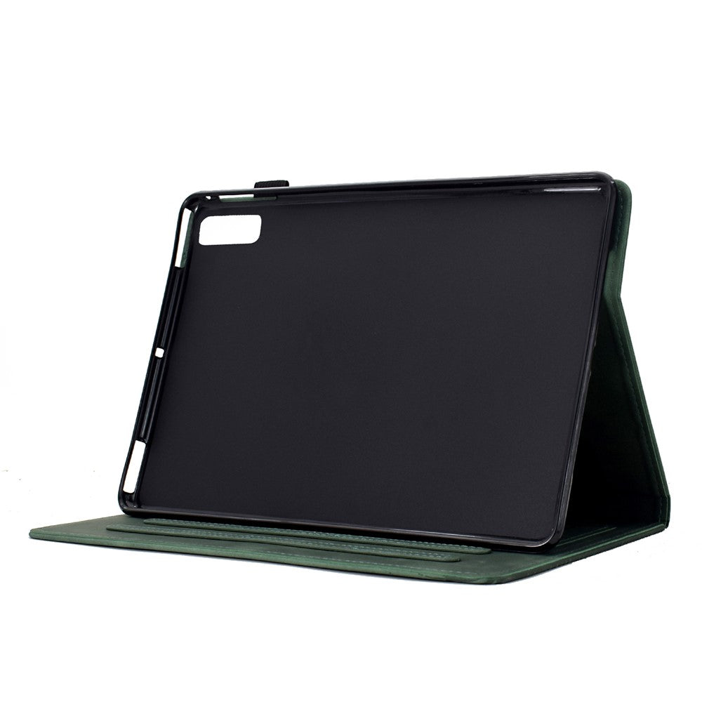 For Lenovo Tab M9 TB-310FU Case Cats Imprinted PU Leather Card Slots Tablet Cover