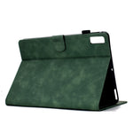 For Lenovo Tab M9 TB-310FU Case Cats Imprinted PU Leather Card Slots Tablet Cover