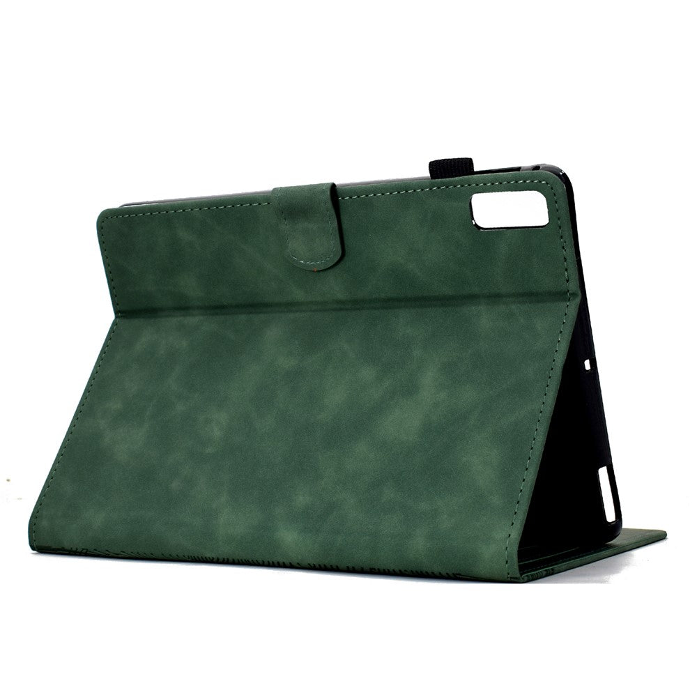 For Lenovo Tab M9 TB-310FU Case Cats Imprinted PU Leather Card Slots Tablet Cover