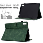 For Lenovo Tab M9 TB-310FU Case Cats Imprinted PU Leather Card Slots Tablet Cover
