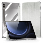 DUX DUCIS Unid Series til Samsung Galaxy Tab S9 FE+ / S9+ etui Auto Wake / Sleep TPU+PC+Læder Klart Tablet Cover