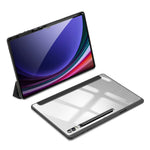 DUX DUCIS TOBY Series For Samsung Galaxy Tab S10 Ultra / S9 Ultra / S8 Ultra Case PU Leather Tri-Fold Stand Tablet Cover