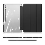 DUX DUCIS TOBY Series For Samsung Galaxy Tab S10 Ultra / S9 Ultra / S8 Ultra Case PU Leather Tri-Fold Stand Tablet Cover