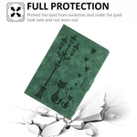 For Lenovo Tab M9 TB-310FU Case Couple Cat Imprinted Microfiber Leather Smart Tablet Cover