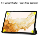 For Samsung Galaxy Tab S10+ / S9 FE+ / S9+ Case Anti-Drop Leather Stand Tablet Cover