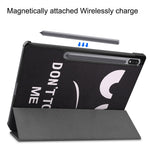 Til Samsung Galaxy Tab S10+ Cover Mønstertryk Læder Stand Tablet Cover