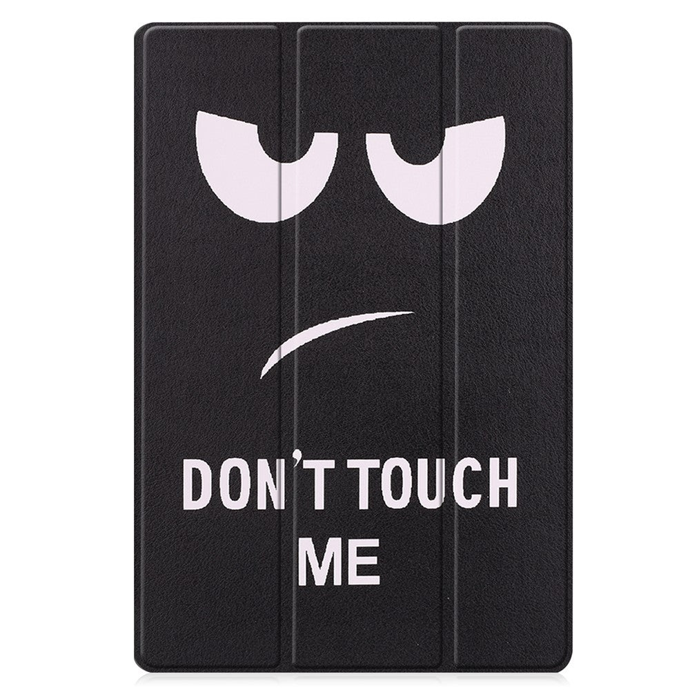 Til Samsung Galaxy Tab S10+ Cover Mønstertryk Læder Stand Tablet Cover
