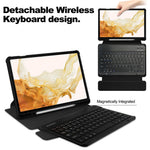 For Samsung Galaxy Tab S10 Plus Case 360 Degree Rotary Stand PU Leather+Acrylic Tablet Cover (Without Keyboard)
