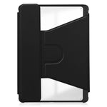 For Samsung Galaxy Tab S10+ Case 360° Rotary Stand PU Leather+Acrylic Tablet Cover (With Keyboard)