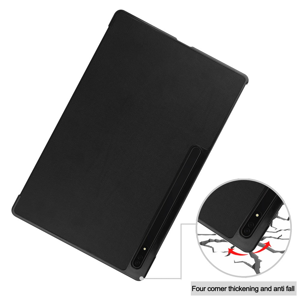 Læderetui til Samsung Galaxy Tab S10 Ultra / Tab S9 Ultra / Tab S8 Ultra Stødsikkert Stander Tablet Cover