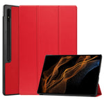 Læderetui til Samsung Galaxy Tab S10 Ultra / Tab S9 Ultra / Tab S8 Ultra Stødsikkert Stander Tablet Cover