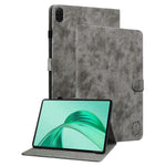 For Honor Pad X8b / Pad X8a Cases Tiger Imprint Anti-Scratch PU Leather Tablet Cover