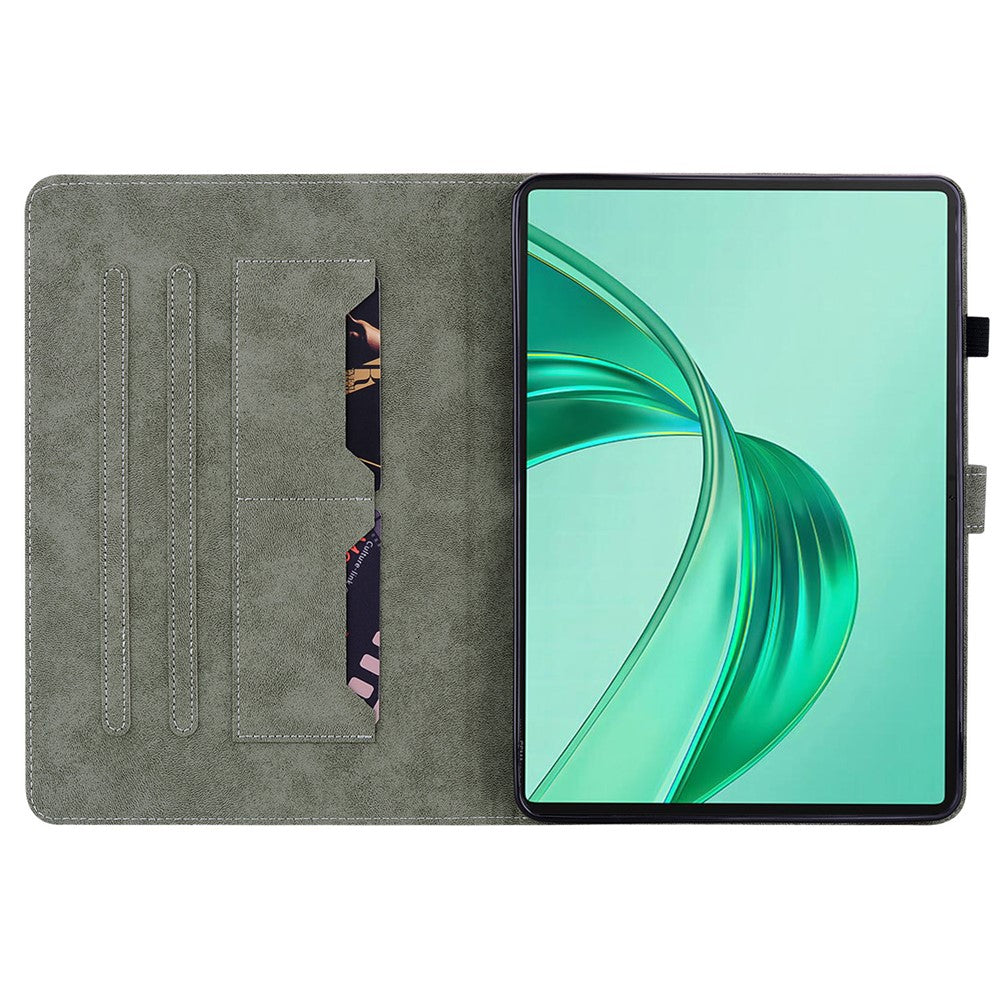 For Honor Pad X8b / Pad X8a Cases Tiger Imprint Anti-Scratch PU Leather Tablet Cover