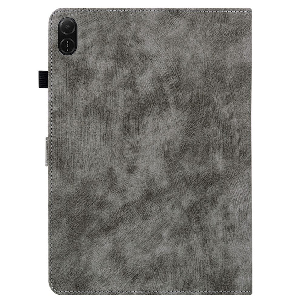 For Honor Pad X8b / Pad X8a Cases Tiger Imprint Anti-Scratch PU Leather Tablet Cover