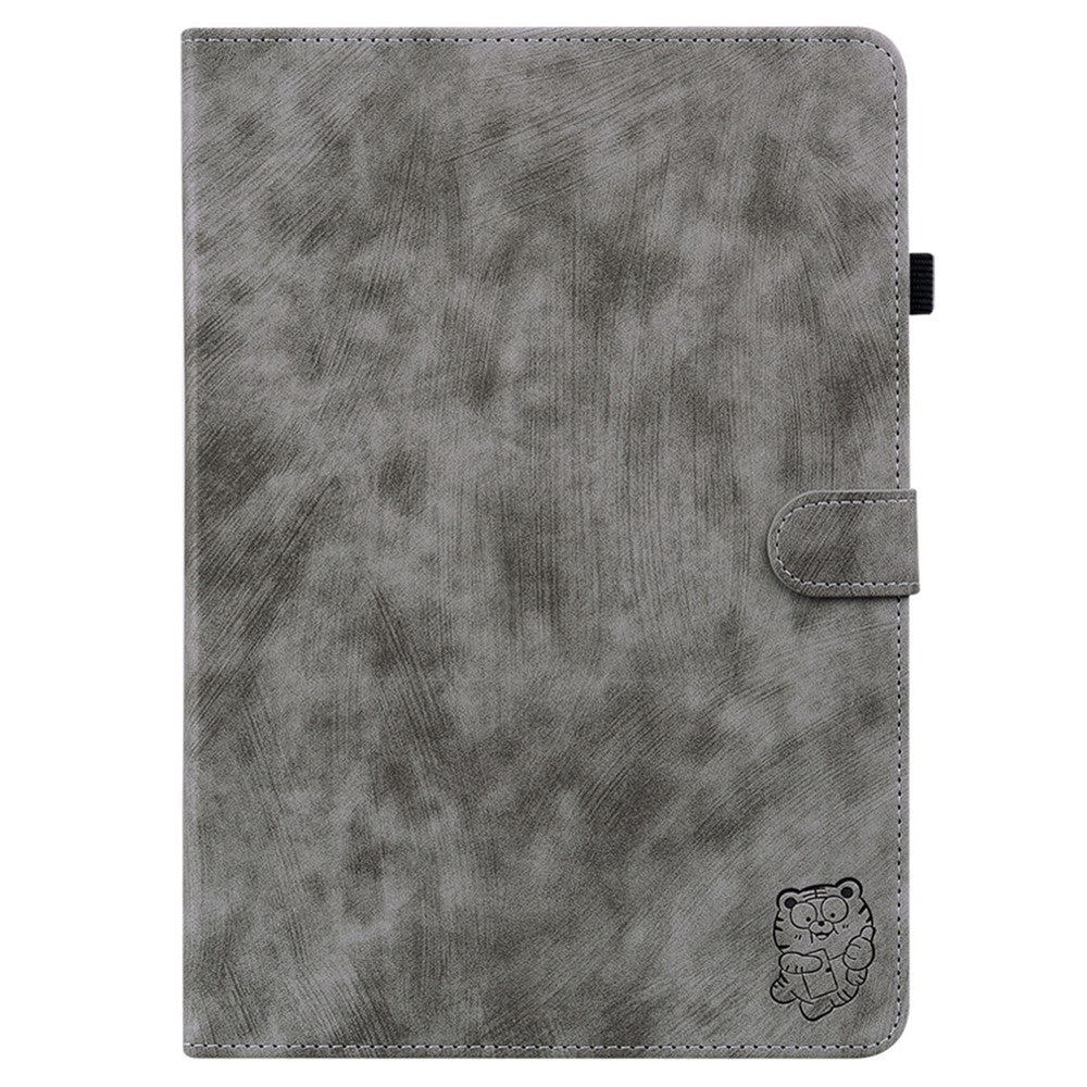 For Honor Pad X8b / Pad X8a Cases Tiger Imprint Anti-Scratch PU Leather Tablet Cover