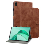 For Honor Pad X8b / Pad X8a Cases Tiger Imprint Anti-Scratch PU Leather Tablet Cover