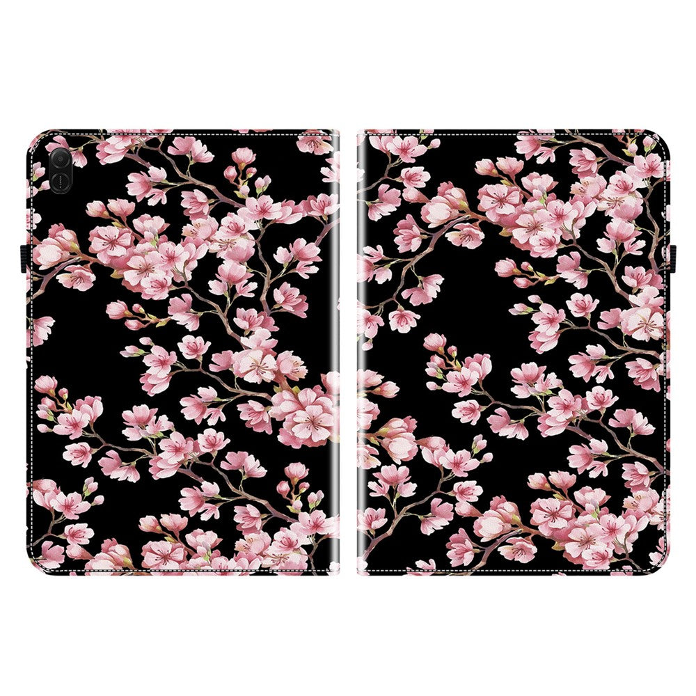 For Honor Pad X8b / Pad X8a Lædercover med Mønsterprint og Stativ, Tabletcover med Kortlommer