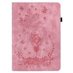 For Honor Pad X8b / Pad X8a Case Card Holder Anti-Scratch Leather Cover Rose Flower Imprint