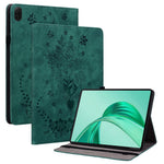 For Honor Pad X8b / Pad X8a Case Card Holder Anti-Scratch Leather Cover Rose Flower Imprint