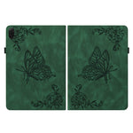 For Honor Pad X8b / Pad X8a Case Butterfly Flower Imprint PU Leather Tablet Cover with Card Slots