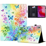 For Lenovo Tab M11 / Xiaoxin Pad 11 2024 Case Pattern Printing Card Holder Leather Tablet Stand Cover