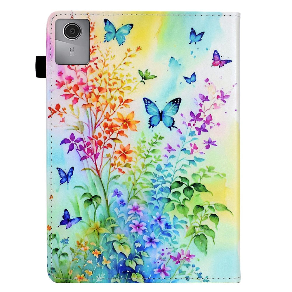 For Lenovo Tab M11 / Xiaoxin Pad 11 2024 Case Pattern Printing Card Holder Leather Tablet Stand Cover