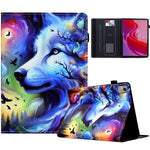 For Lenovo Tab M11 / Xiaoxin Pad 11 2024 Case Pattern Printing Card Holder Leather Tablet Stand Cover