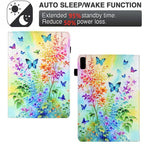For Lenovo Tab P11 Gen 2 TB-350 / Xiaoxin Pad Plus (2023) Case Pattern Printing Card Holder Leather Tablet Stand Cover